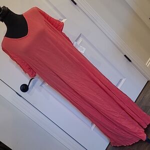 Woman Within Pink Maxi Dress
